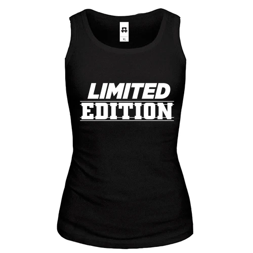 Женская майка с надписью "Limited Edition"