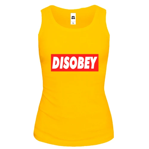 Женская майка Disobey