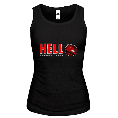 Женская майка Hell - energy drink