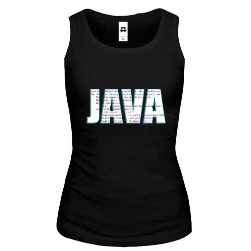 Жіноча майка для програміста JAVA