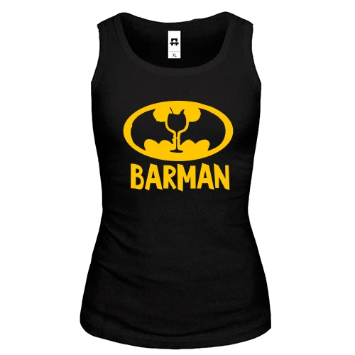 Женская майка для бармена (Batman)