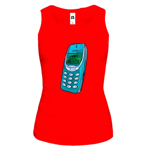 Женская майка с легендарной Nokia