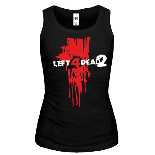 Женская майка Left 4 Dead 2 (кровь из шеи)