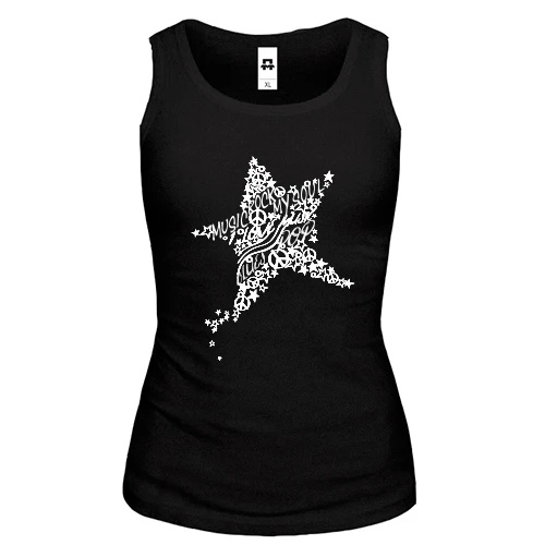 Женская майка Peace Star Звезда