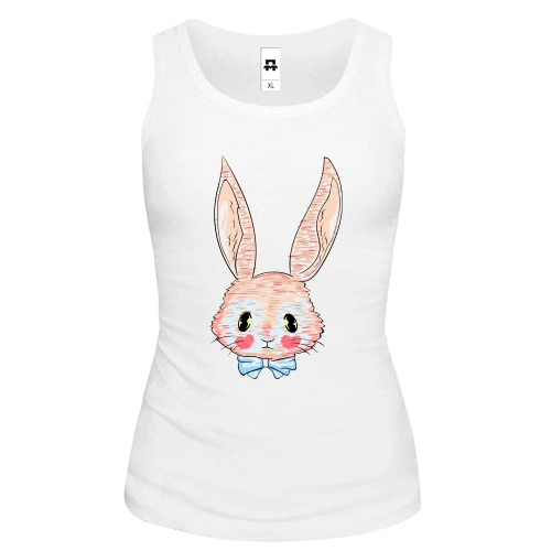 Женская майка Cute Rabbit Кролик