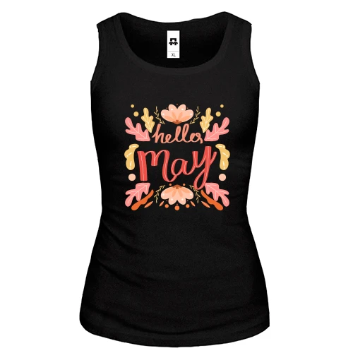 Женская майка Hello May Май