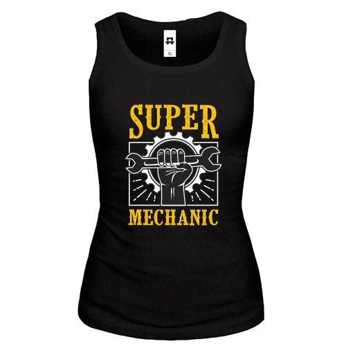 Женская майка Super Mechanic Механик
