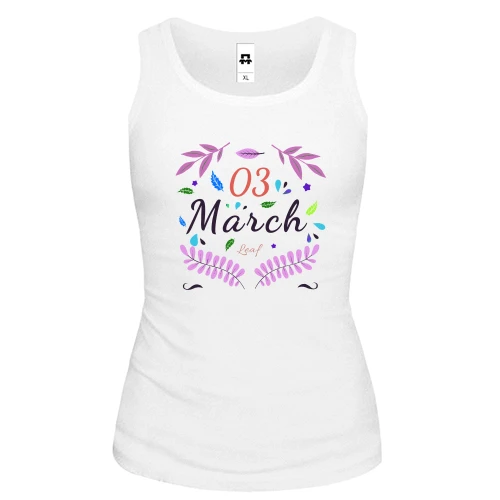 Женская майка March Март
