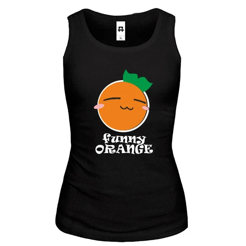 Женская майка Funny Orange