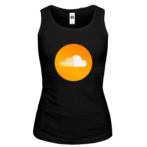 Женская майка SoundCloud