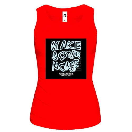 Женская майка Make some noise