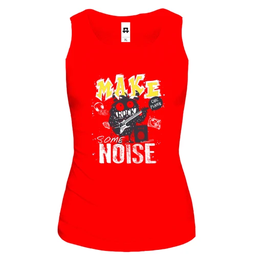 Жіноча майка Make rock noise