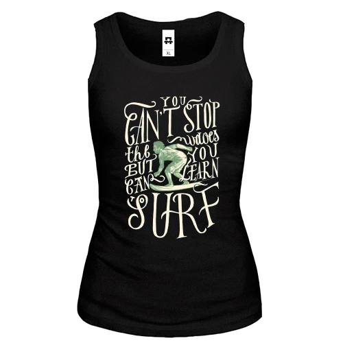 Женская майка You can't stop Surf