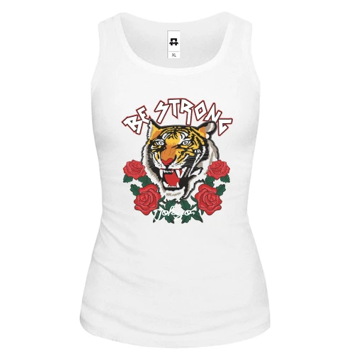 Жіноча майка Be strong tiger