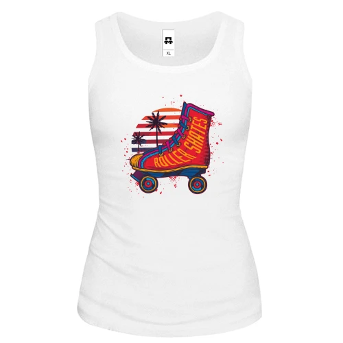 Женская майка Art Roller Skates