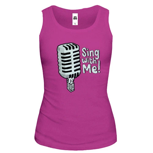 Жіноча майка Sing with me
