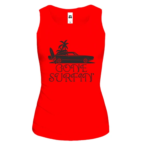 Женская майка Gone Surfing
