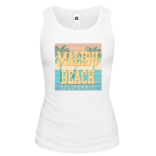 Женская майка Malibu Beach