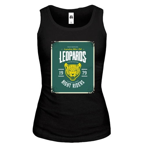 Женская майка, черный, Leopards 1979