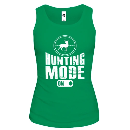 Женская майка Hunting mode on