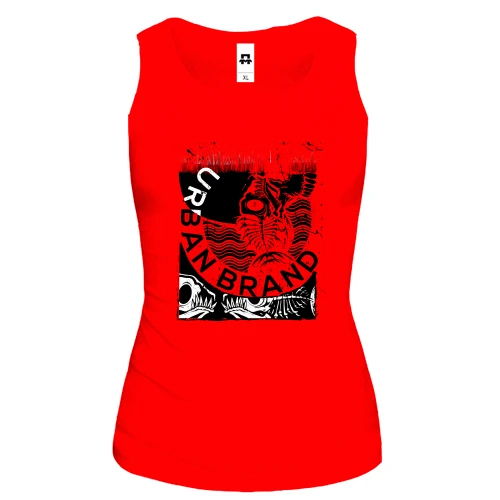 Жіноча майка Black and White Urban Brand