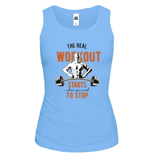 Жіноча майка The Real Workout