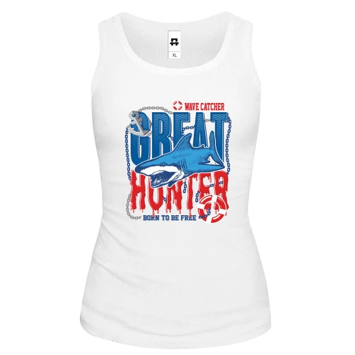Жіноча майка Shark Great Hunter