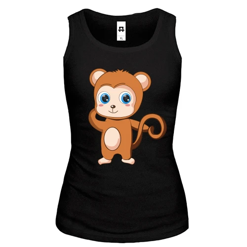 Жіноча майка Cute Baby Monkey
