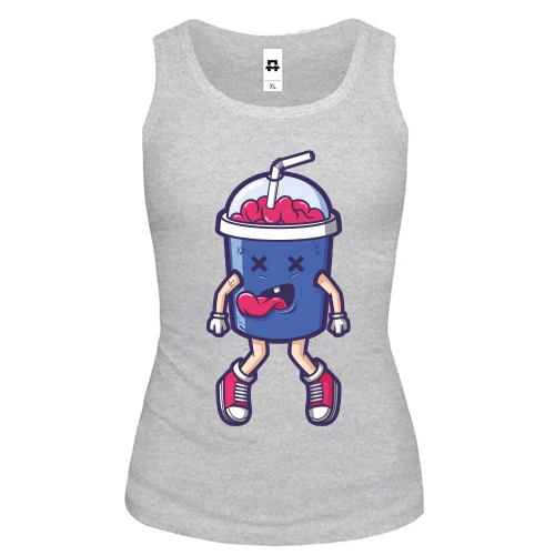 Женская майка Brain juce