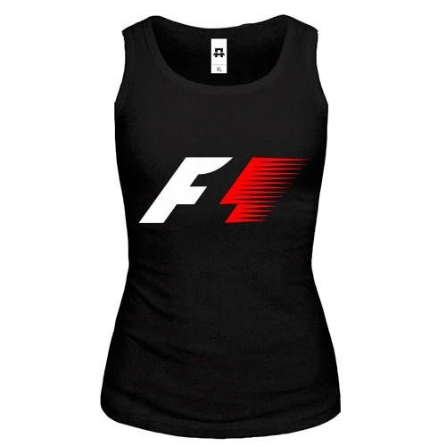 Женская майка, черный, Formula F-1