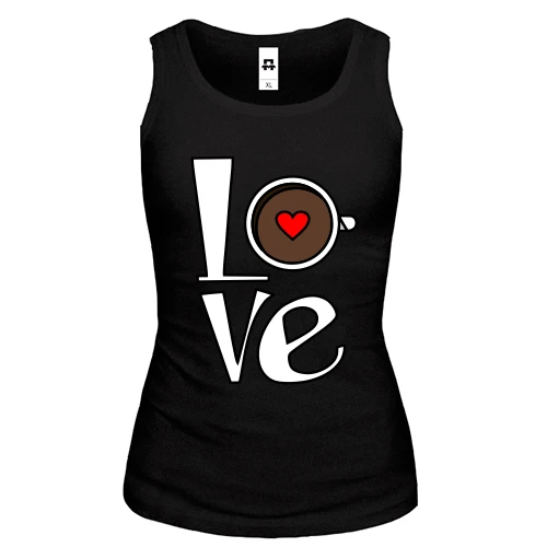 Жіноча майка Love Coffee