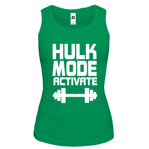 Жіноча майка Hulk Mode Activate