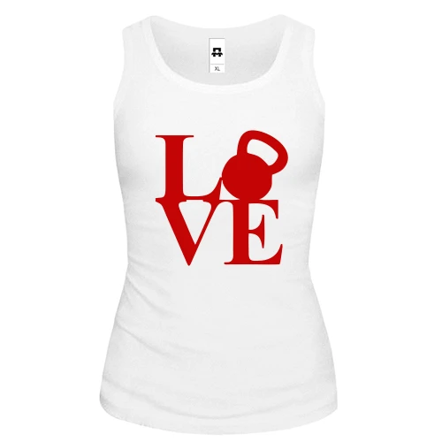 Жіноча майка LOVE WorkOut