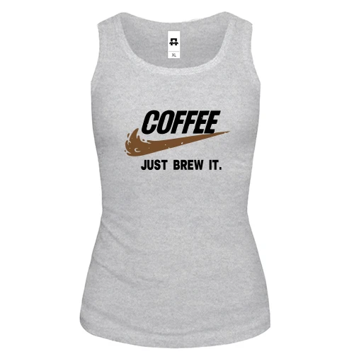 Жіноча майка Coffee Just brew it