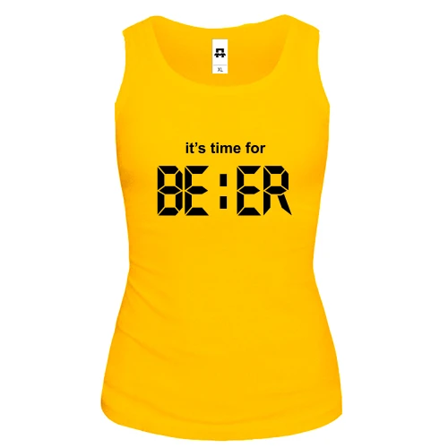 Жіноча майка It's time for Beer
