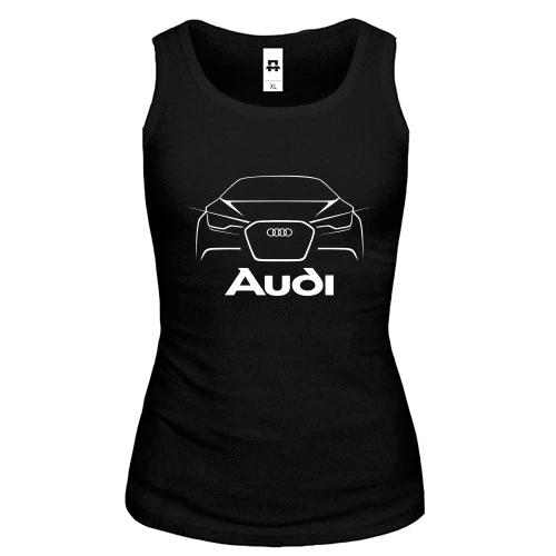 Жіноча майка Audi (силует)