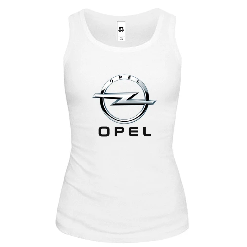 Женская майка Opel logo