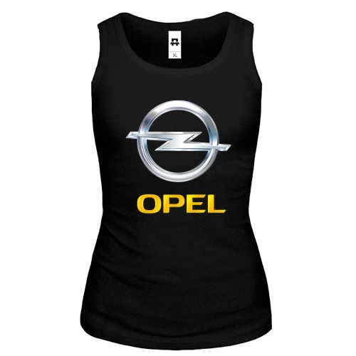 Женская майка Opel logo (2)