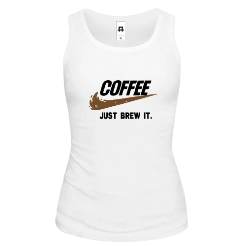 Жіноча майка COFFEE. Just brew it.