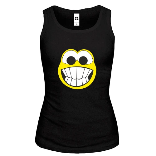 Женская майка Crazy smile