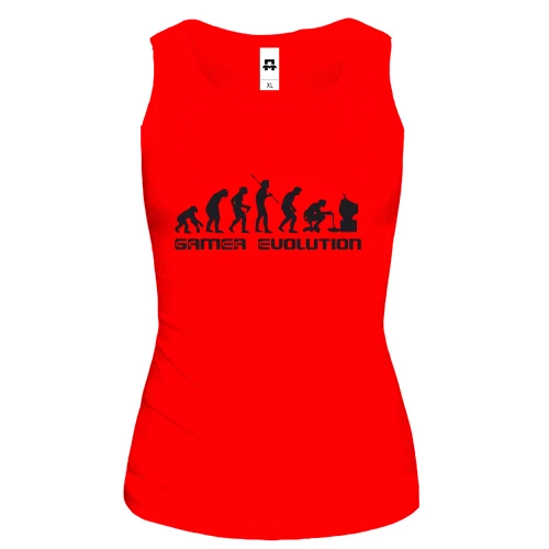 Женская майка Gamer Evolution