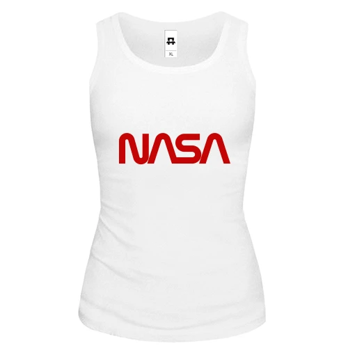 Жіноча майка NASA Worm logo