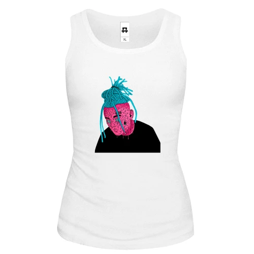 Жіноча майка Morgenstern fan artaMorgenstern with blue dreadlocks art