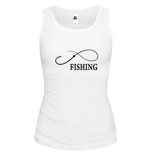 Женская майка Fishing infinity