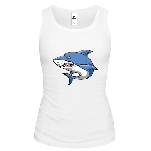 Женская майка Angry Shark