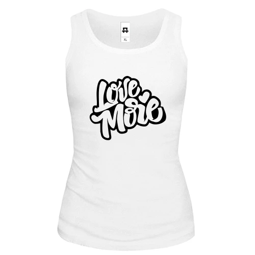 Женская майка Love More