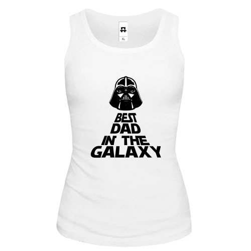 Женская майка Best Dad in the Galaxy