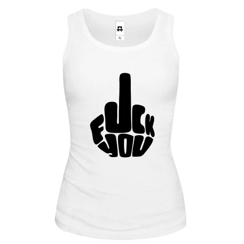 Женская майка FUCK YOU