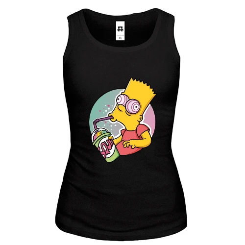 Женская майка Bart Drinks Soda Art