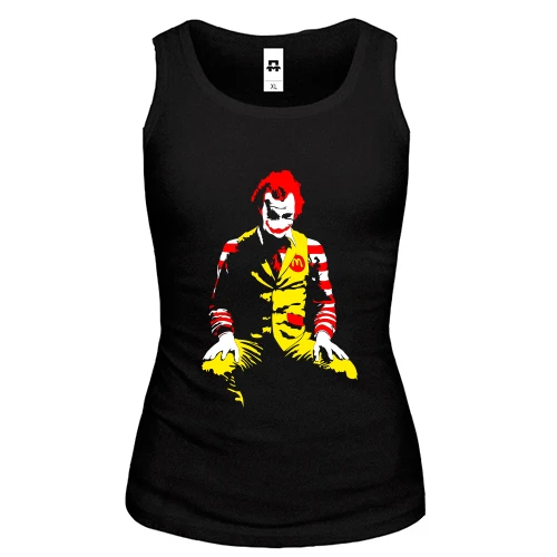 Женская майка Ronald McDonald Clown art